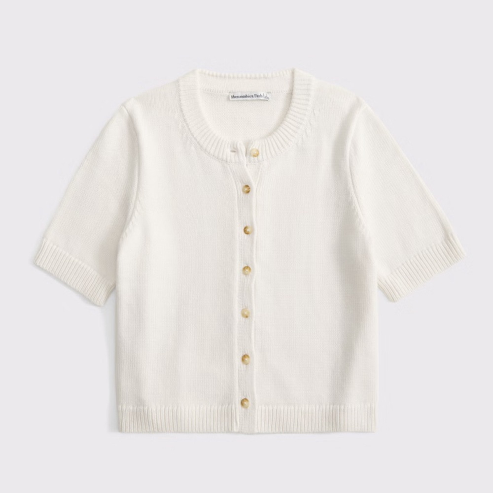 Abercrombie Short Sleeve Cardigan